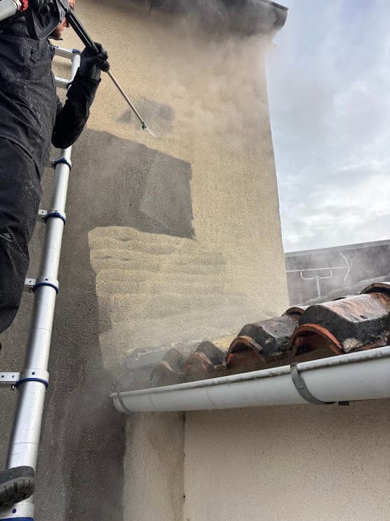 Nettoyage de façade à la vapeur basse pression par THERMO PURE dans les Deux-Sèvres